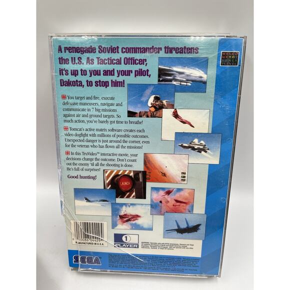 1994 Tomcat Alley Sega CD Video Game Complete w/ Manual & Case CIB Tested - Picture 2 of 7